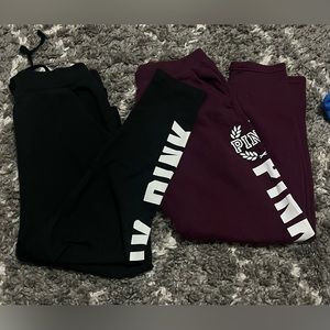 Pink sweatpants